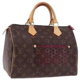 LOUIS VUITTON Borsa Monogram Perfo Speedy 30 M95180 LV Auth BA13727SAV