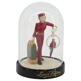 LOUIS VUITTON Pageboy Snow Globe Glass Red LV Auth 190246 - Louis Vuitton