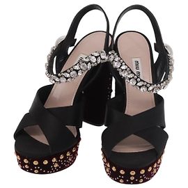 Décolleté Miu Miu in velluto bordeaux Auth BA13689M