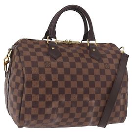 LOUIS VUITTON Borsa Damier Ebene Speedy Bandouliere30 N41367 LV Auth 185318SV