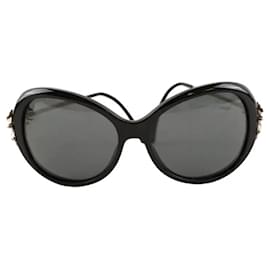 Occhiali da sole Chanel neri in plastica