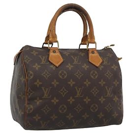 LOUIS VUITTON Borsa Monogram Speedy 25 M41528 LV Auth 188303