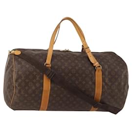LOUIS VUITTON Monogram Sac Polochon 65 Boston Bag 2way M41222 LV Auth fm5367