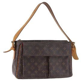 LOUIS VUITTON Borsa a Spalla Monogram Viva Cite GM M51163 LV Auth BA13661