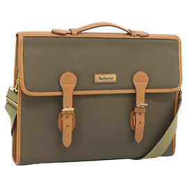 Borsa Business Burberrys Canvas 2way Marrone Oro Auth bs35965