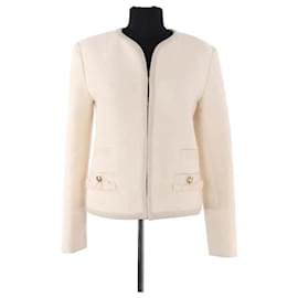 Chaqueta de lana Sandro color ecru