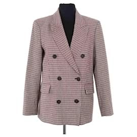 Blazer Maje de algodón marrón