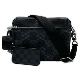 Borsa a tracolla Louis Vuitton Damier Graphite 3D Trio Messenger