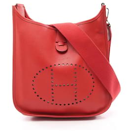 Borsa a tracolla Hermes Evelyne 2 PM Rouge Casaque - Hermès