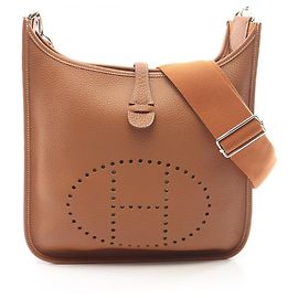 Hermès Borsa a tracolla Hermes Evelyne 3 Trois PM Gold