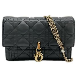Pochette Daily Chain in agnello cannage Christian Dior