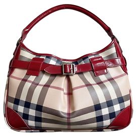 Burberry Haymarket Check Schultertasche