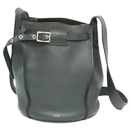 Céline Celine Long Strap Big Bag Bucket Leather