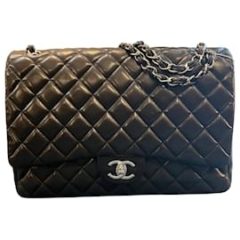 Chanel Maxi Classic Lambskin Double Flap Handtasche 2015