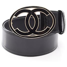 Chanel Coco Mark Gürtel aus Lackleder
