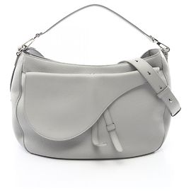 Borsa Saddle in pelle blu Christian Dior