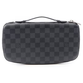 Portafoglio lungo Louis Vuitton Atoll Damier Graphite