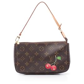 Borsa Louis Vuitton Pochette Accessoires Monogram Cherry