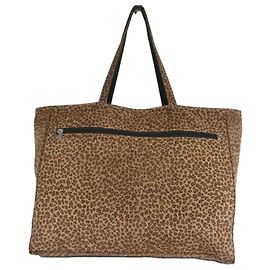 Borsa Tote Bottega Veneta stampa leopardata