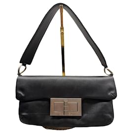 Chanel 2.55 Borsa a Patta in Pelle Nera
