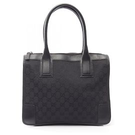 Gucci GG Canvas Tote Bag Handtasche in Schwarz