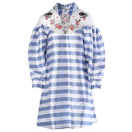 Autre Marque Vivetta Fiammetta Gestreiftes Hemdkleid
