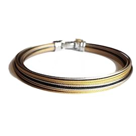 Autre Marque Charriol Bracciale Cavi Multi-filo Acciaio Inossidabile