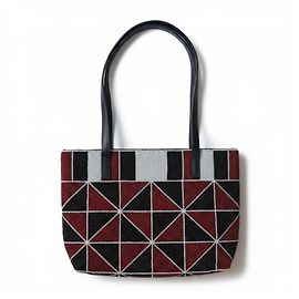 Sac cabas Fendi à motifs géométriques perlés