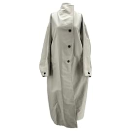 Gabardina de algodón gris Soeur
