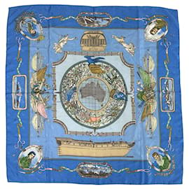 Hermes Carre 90 LE GEOGRAPHE Scarf - Hermès