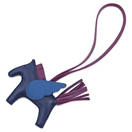 Hermes Rodeo PM Pegasus Blue Saphir Bag Charm - Hermès