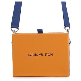 Louis Vuitton Clutch aus Safranleder