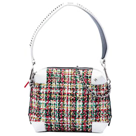 Borsa a tracolla Chanel Red Tweed Street Allure