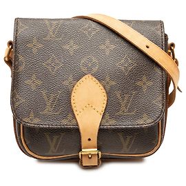 Louis Vuitton Marrone Monogram Cartouchiere PM