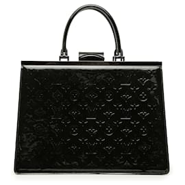 Louis Vuitton Black Monogram Vernis Deesse GM