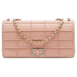 Chanel Pink Chocolate Bar Lambskin Reissue 2.55 Flap