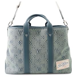 Tote Weekend Louis Vuitton Monogram Washed Denim NM