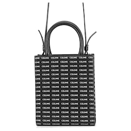 Céline Borsa a mano cabas verticale in pelle Celine Mini