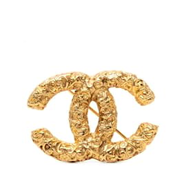 Spilla Chanel Coco Mark placcata oro