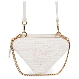 Pochette Mini Triangle Saffiano Prada