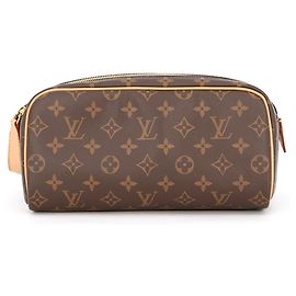 Louis Vuitton Monogram Dopp Kit Clutch Bag