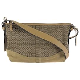 Borsa a tracolla COACH in pelle e tela Signature Mini - Coach