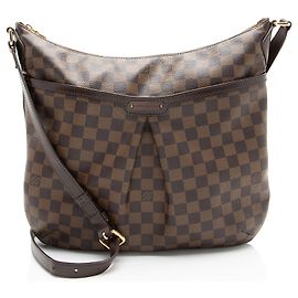 Borsa a tracolla Louis Vuitton Damier Ebene Bloomsbury GM