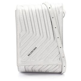 Borsa a tracolla per telefono in pelle Balenciaga