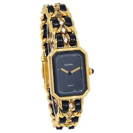 Chanel Premiere Rock Quartz Metal Bañado y Cuero 20