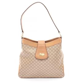 Celine Triomphe Schultertasche aus beschichtetem Canvas - Céline