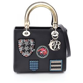 Christian Dior Borsa a 2 modi in pelle LADY DIOR di Dior