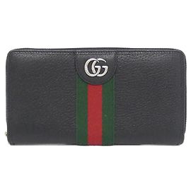 Portafoglio lungo in pelle Gucci Ophidia
