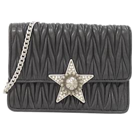 Borsa a tracolla in pelle Miu Miu