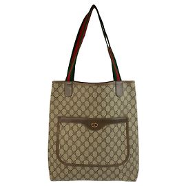 Borsa a tracolla Tote Gucci GG Supreme Canvas